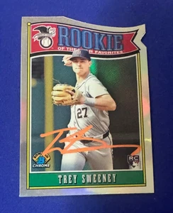 Carta hobby Detroit Tigers TREY SWEENEY firmata 2025 Bowman ROTYF - Foto 1 di 1