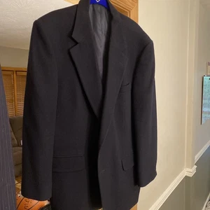 Giacca/Blazer Tuta Jos A Bank 100%CamelHair 44R Navy 2 Bottoni Cappotto Sportivo Giacca - Foto 1 di 22