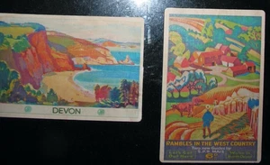 The Wooden Postcard Company - Postcards of Cornwall /Devon/Ramblers New - Picture 1 of 3