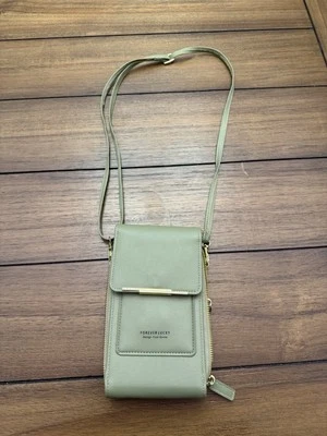 Forever Lucky Design From Korea Green Crossbody Phone Purse - Image 1 of 3
