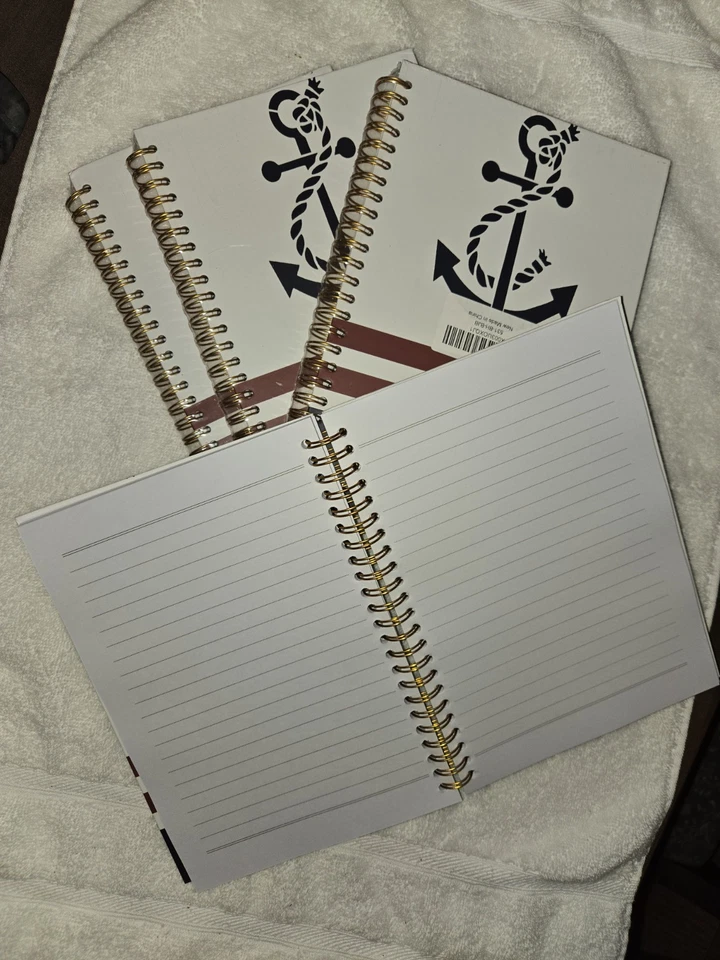 New Blank Note Books Maritime Cover - Image 1 of 1