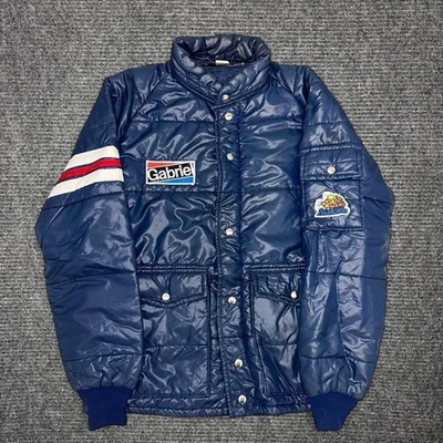 vintage 70s gabriel hi jacker racing jacket coat puffer swingster size small - Image 1 of 4