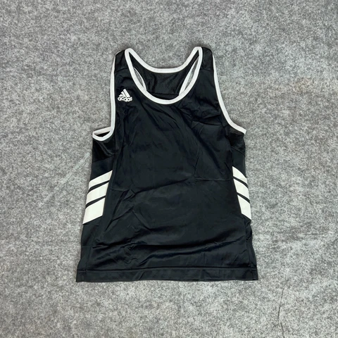 Idaho Vandals Womens  Shirt Small Adidas Black White NCAA Running College Tank Cover