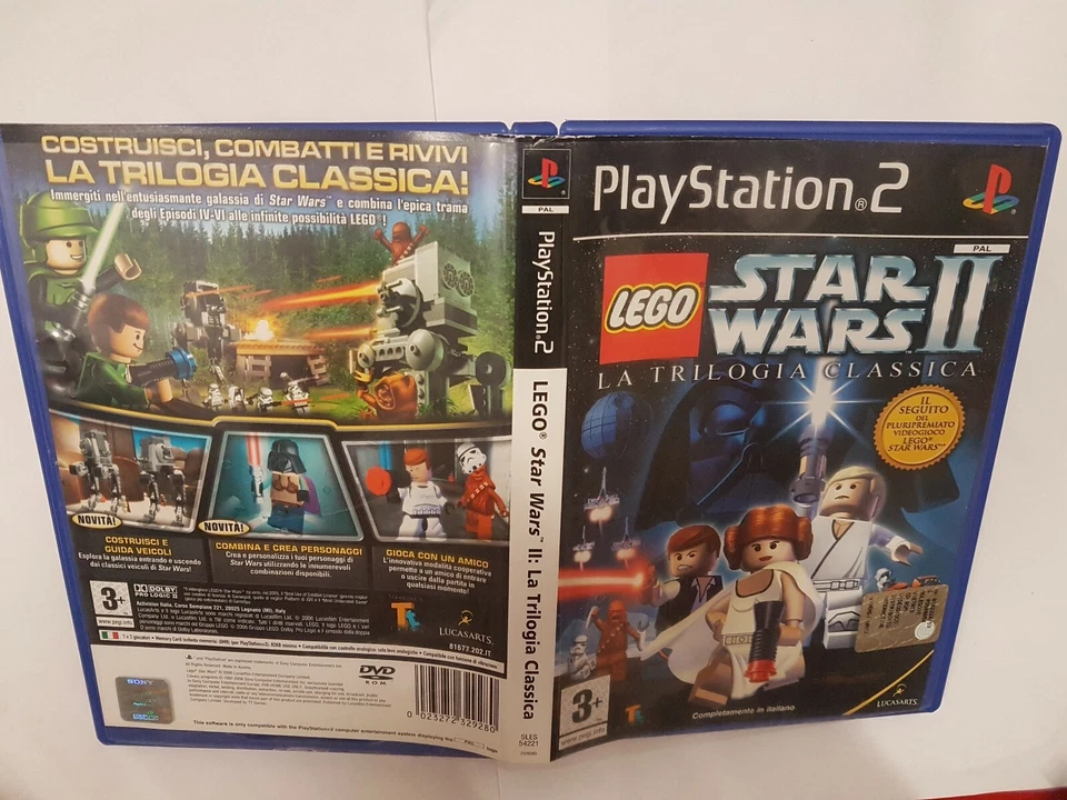 Copertina Cover Originale Ps2 Playstaion2 (no cd) Lego Star Wars 2 II Trilogia  - Immagine 1 di 1