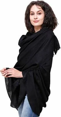 Pure Pashmina Shawl/Pashmina Shawl/Scarf/Scarves/Shawl/Cashmere Shawl/Cape/Coat - Image 1 of 4