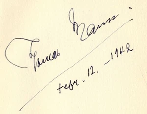 SIGNIERT und DATIERT★Thomas MANN★YOUNG JOSEPH★Alfred A Knopf 1939★SEHR GUT★ - Picture 1 of 20