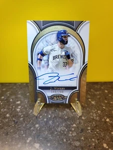 2023 Topps Tier One #PPA-JW1 Jesse Winker /299 Milwaukee Brewers On Card Auto - Picture 1 of 2