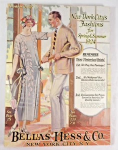 1924 Bellas Hess & Co. Fashion Catalog - 300+ Pages of Vintage - Picture 1 of 4