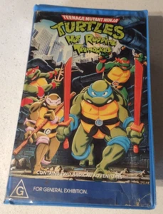 Tortugas Ninja Mutantes Adolescentes Hot Rodding Adolescentes VHS Pal Big Clamshell - Imagen 1 de 6