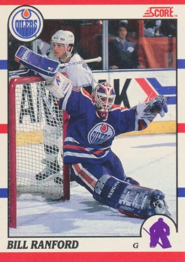 1990-91 Score Canadian #79 BILL RANFORD - Edmonton Oilers - Bild 1 von 1