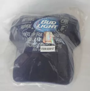SOMBRERO DE BÉISBOL BUD LIGHT BEER NFL TIRAR PLAYBOOOK Malla TALLA ÚNICA SE ADAPTA A TODAS LAS GORRAS - Imagen 1 de 4
