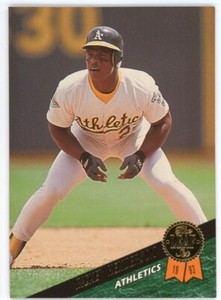 1993 Leaf Rickey Henderson Card #291 HOF