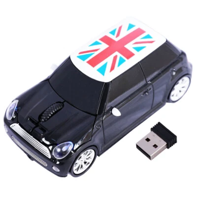 2.4Ghz Wireless USB BMW Mini Cooper car Mouse optical mice for PC Laptop Gift 3D - Image 1 of 4