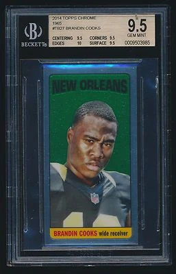 2014 Topps Chrome 1965 Tall Boy rookie #TB-27 Brandin Cooks rc BGS 9.5 - Image 1 of 2