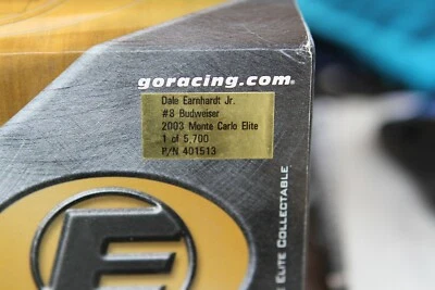 1:24 Action RCCA Elite 2003 Dale Earnhardt Jr #8 Budweiser /5700 - 401513 - Image 1 of 4
