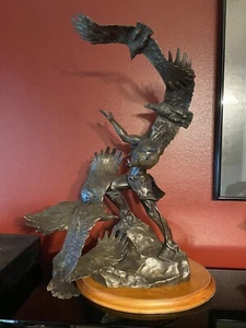 Bronzestatue "The Soaring Spirits" LTD. Ed. Buck McCain und Remington 1991 - Bild 1 von 8