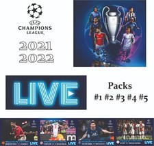 TOPPS UCL STICKERS LIVE 21/22 2021 2022 CHOOSE PICK CHOOSE PACK 1 2 3 4 5