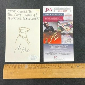 ORIGINAL signed drawing artwork *Art / Chip Sansom* The born loser W/JSA COA - Picture 1 of 4