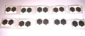 Lotto di dieci paia USAF US Air Force Insignia grado 1° Master SGT. Spille sommesse - Foto 1 di 5