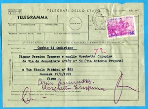 GARIBALDI £.50 ISOLATO  su TELEGRAMMA !!!(278136) - Bild 1 von 2