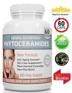 Phytoceramides Capsules Anti-Aging Product for Women & Men A Wrinkle Remover! - Picture 1 of 11