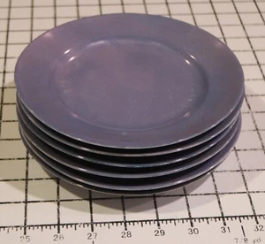 Plato de pan pequeño vintage púrpura brillo hecho en Japón - Imagen 1 de 7