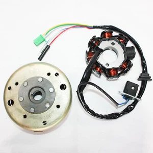 8 polos magneto estator + volante GY6 125cc 150cc cuádruple suciedad scooter bicicleta todo terreno buggy - Imagen 1 de 9