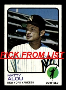 1973 Topps 2-269 EX/EX-MT Pick From List All PICTURED - Picture 1 of 467