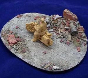 1/35 Small European Ruin Resin Diorama Base (no Soldier and Vehicle) LW35001 - Picture 1 of 5