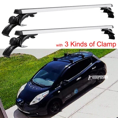 For 2011-2023 Nissan Leaf 48" Car Top Roof Rack Cross Bar Luggage Cargo Carrier - Image 1 of 4