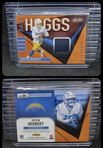 2021 Absolute Justin Herbert Ball Hoggs Jersey Patch #BH1 Chargers V85 Mint - Picture 1 of 1