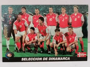 FRANCE 98 Card #89 DENMARK TEAM, 1998 FIFA WORLD CUP TCG Peru Edition - Picture 1 of 2