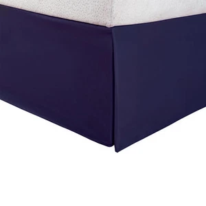 Microfiber 1500 Egyptian Quality Pleated Bed Skirt 14" Drop All Sizes & Colors - Picture 1 of 17