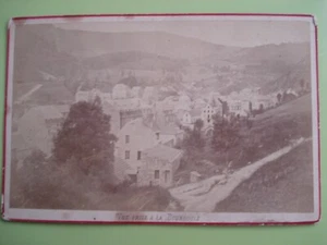 CDV FOTO KABINETT 16x10 cm ANSICHT DER BURBOULE Albuminiert 1880 - Bild 1 von 2