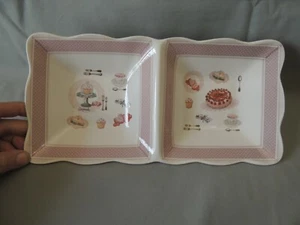 Collection Vicko double ceramic serving bowl 200 - 400179 - Picture 1 of 10