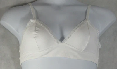 Jenni Women's On Repeat Wide Lace Bralette, Bright White, XL - Image 1 of 3