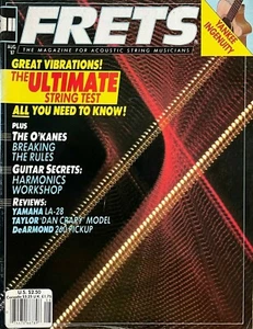 Frets Magazine August 1987 The Ultimate String Test Guitar Harmonics Workshop - Picture 1 of 1