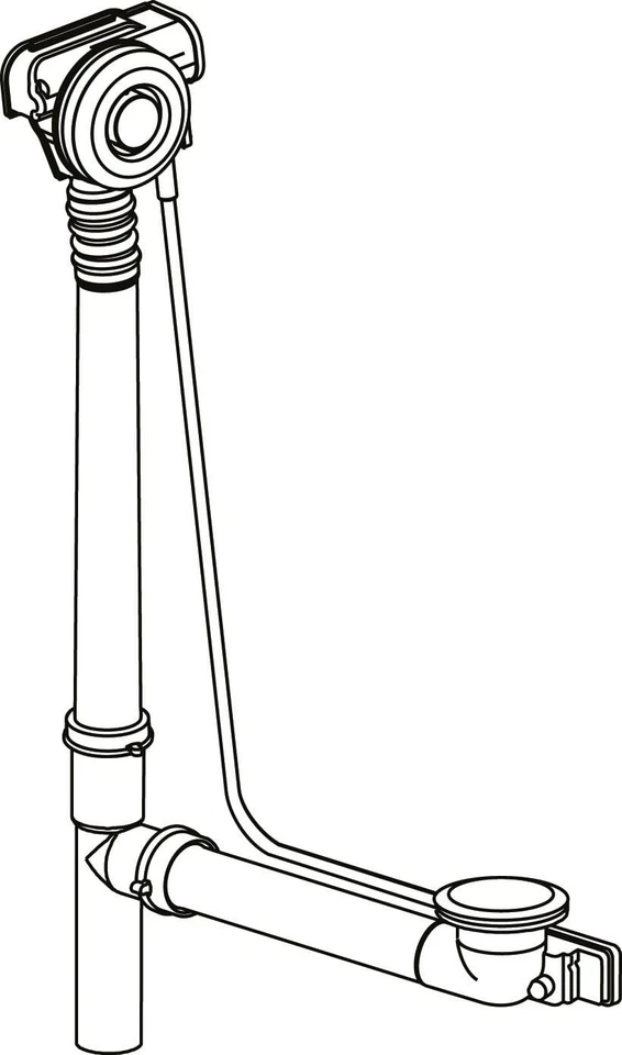 Acabado de desagüe para bañera y ducha Archtice 3": blanco alpino Foto 1 de 1