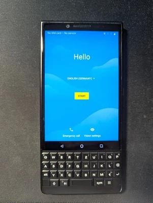 BlackBerry Key 2 BFF100-6 128GB Dual sim Semi functional *READ DESCRIPTION* - Imagen 1 de 4
