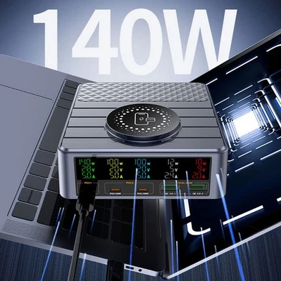 EU Plug Laptop Fast Charging Block Support For PD3.1 260W High Power - Image 1 of 4