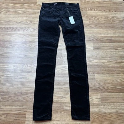 AG Adriano Goldschmied Jeans Womens 25 Black The Legging Super Skinny SBA New - Image 1 of 4