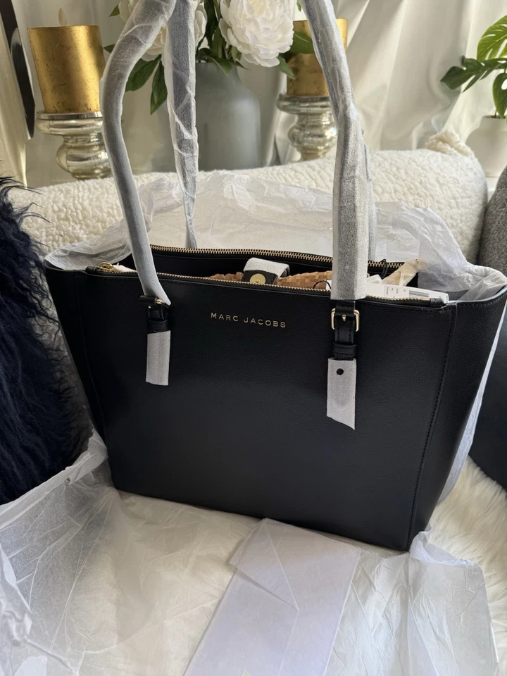 Marc Jacobs The Commuter Tote Handbag- Black