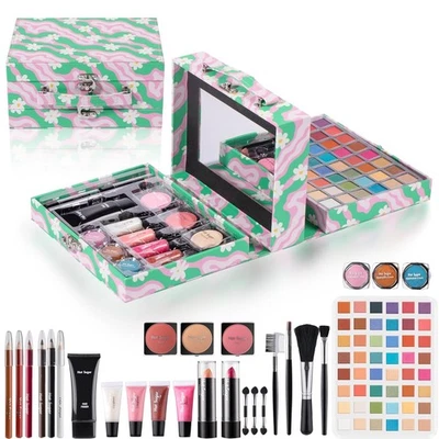 Kit de Maquillaje Hot Sugar para Niñas Preadolescentes 10-12, Cumpleaños Navidad VERDE FLORAL  Foto 1 de 4