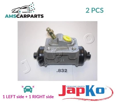 DRUM WHEEL BRAKE CYLINDER PAIR REAR 67832 JAPKO 2PCS NEW OE REPLACEMENT - Image 1 of 4