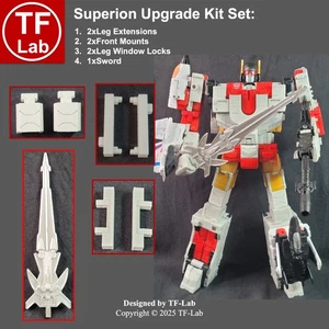 Upgrade Kit: Transformers Aerialbot Silverbolt Superion Air Raid Age of Primes - Picture 1 of 10