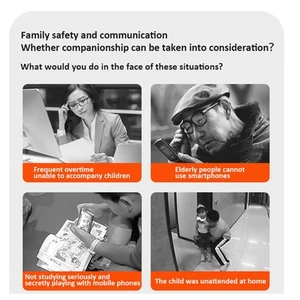 Dual Way Video Call Camera Hd 1080P Security Camera With 2.8 Inch Screen A AM - Afbeelding 1 van 24