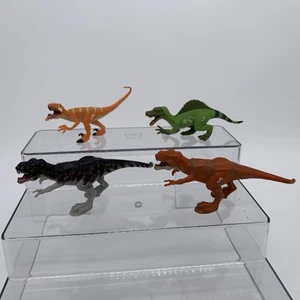 2000 Jurassic Park Tyrannosaurus Rex, Spinosaurus, velociraptor Mini Figure Lot - Picture 1 of 6