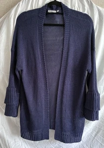 Womens Navy Cardigan Size 14 - Picture 1 of 3