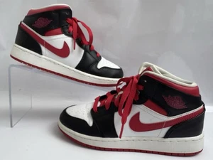 Zapatos Air Jordan 1 Blanco Medio Rosa Muy Bayas (GS) 554725-016 EE. UU. Talla 4Y - Imagen 1 de 11