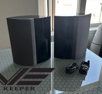 *** Bang & Olufsen B&O BeoLab 4000 черная отделка с серыми решетками динамиками *** - Изображение 1 из 4